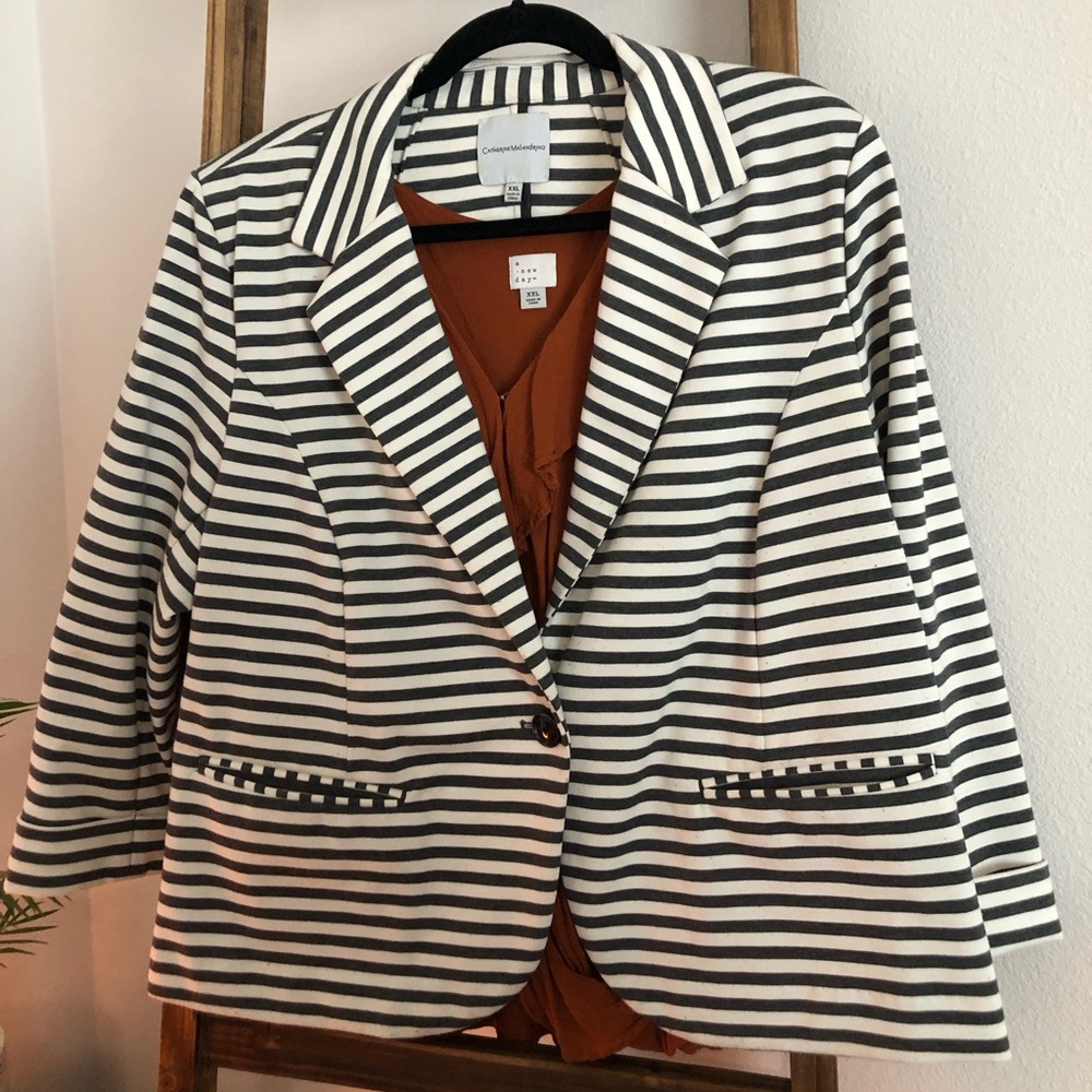 Catherine Malandrino Stripe Blazer